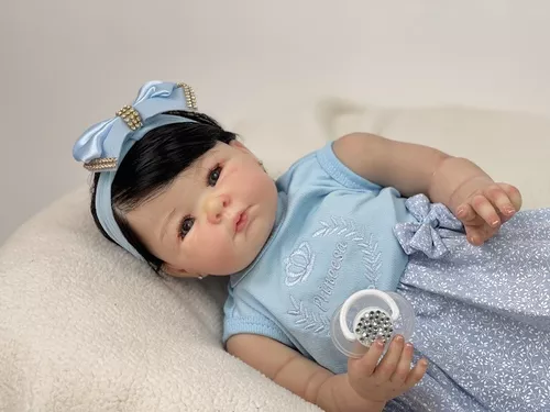 Bebê Reborn Menina, Realista Hanna Corpo Tecido