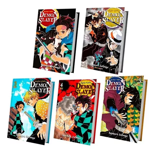 Demon Slayer- Kimetsu no Yaiba' põe três livros na lista de mais