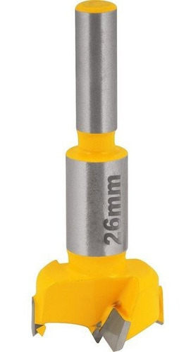 Imagem 4 de 4 de Broca Forstner 26mm P/ Dobradiça De Armário / Caneco Widea