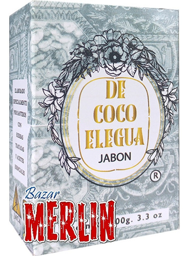 Jabón De Coco Eleggua - 2 Pzas- Quita Bloqueos Y Mala Suerte