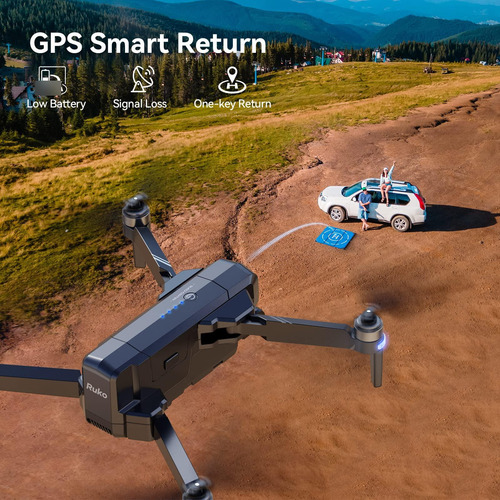Dron F11gim2 Con Cámara 4k Y Retorno Automático Gps Negro