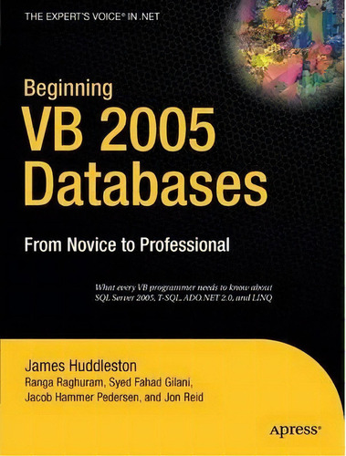 Beginning Vb 2005 Databases, De Ranga Raghuram. Editorial Apress, Tapa Blanda En Inglés