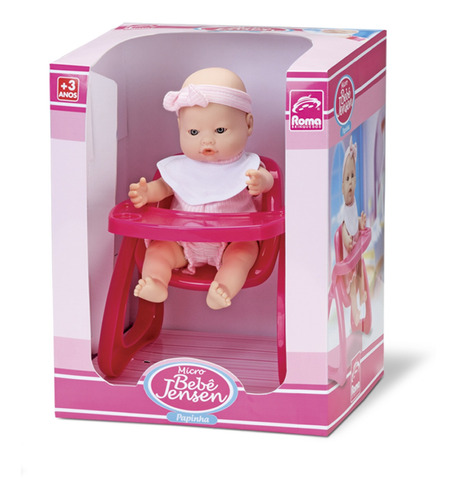 Muñeca Micro Bebe Jensen Papinha Roma 5424