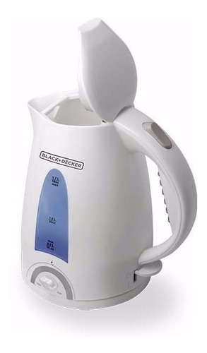 Imagen 5 de 7 de Pava Eléctrica Black+decker Ke002 Color Blanca 220v 1.7l Bla