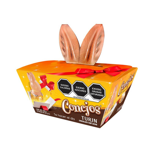Conejos Chocolates Con Leche Caja 200g Con 10 Piezas