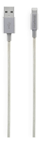 Cabo Usb-a Lightning 1,5m Nylon Eual 15nb Intelbras iPhone