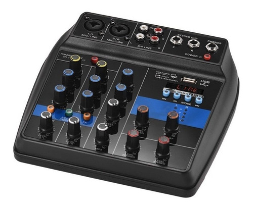 Consola Mezclador De Audio Y Sonido Wvngr F2-mb Mixer 