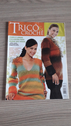 Revista Trico E Croche 02 Casaco Cachecol Bolsa Gorro B025