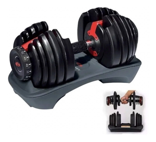 Pesas Disco Ajustable Mancuernas 53 Lbs Gym 24 Kg Gimnasio C