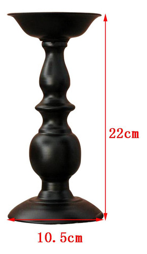 Porta Velas De Cumpleaños L Negro
