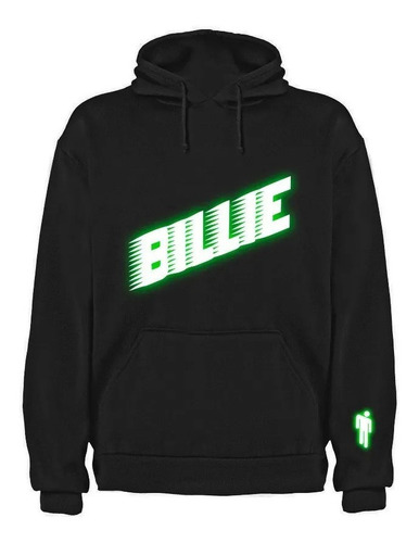 Buzo Canguro Luminiscente Brilla Oscuridad Billie Eilish