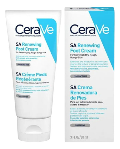 Combo Cerave Crema Pies Resecos + Crema Reparadora Manos