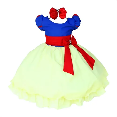 Vestido Branca De Neve 4 Anos MercadoLivre