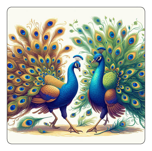 Mousepad Pavo Real, Color, Elegancia, Belleza C2