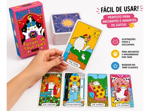 ads Tarô Tarot De Waite Baralho Cartas Gatos Gatinhos ,r