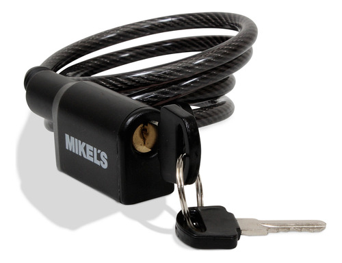Cable Candado En Espiral Con Llaves (80 Cms)
