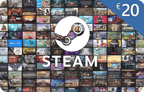 Steam Gift Card 20 Dlls