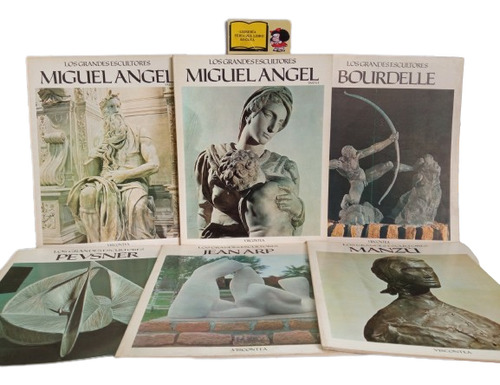 Promoción - 6 Libros Escultura - Miguel Angel - Pevsner