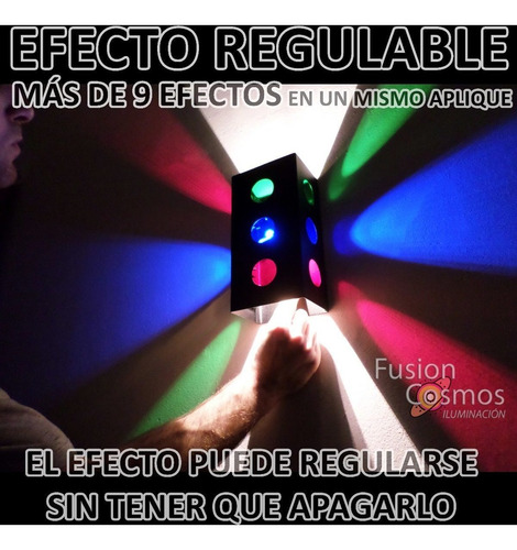 Imagen 8 de 10 de Luces De Antro Fx Boliche Resto Bar Dj Salón Fiesta Led 12w