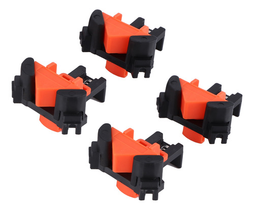 4pcs Clips De Ángulo Recto 90 Grados Abrazaderas De Resorte