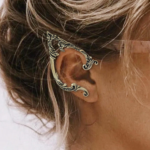 1 Par Elf Ear Cuff Handcraft Gothic Vintage Para