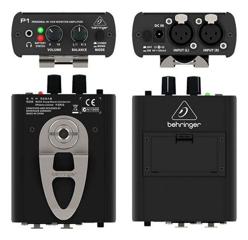 Amplificador De Monitor Intraural Personal Behringer Powerpl