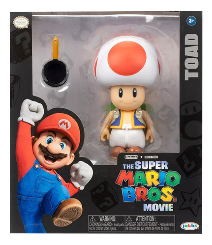 Figura Accion Toad Super Mario Bros Movie