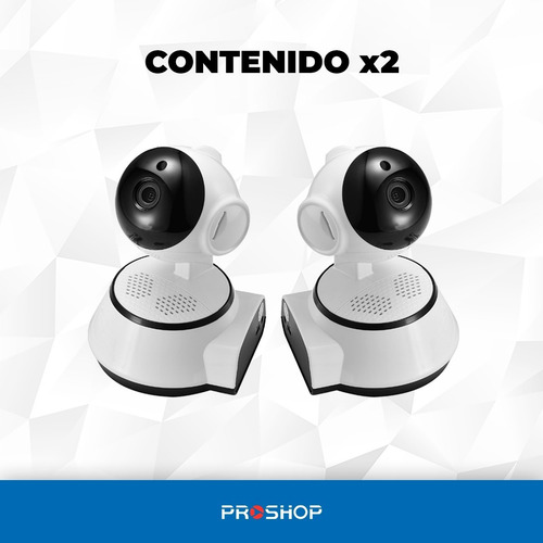 Imagen 10 de 10 de Kit 2 Camaras Seguridad Inalambrica Wifi Hd 720p Audio Doble