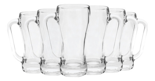 Canecas Globimport Libbey 8603998 de vidro capacidade 500mL de 6 U