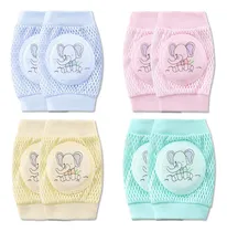 Comprar 4 Pares Rodilleras Bebe Para Gatear,verano Rodilleras