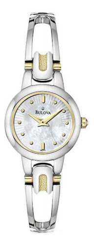 Reloj Bulova 98l141 Para Mujer Análogo De Cuarzo  Pulsera