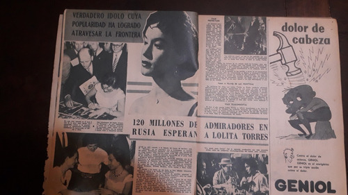 Revista Antigua * Antena Tv * N° 1464 Nota Lolita Torres (Usado)
