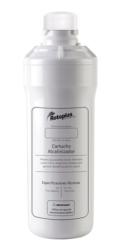 Cartucho De Repuesto Rotoplas Alcalinizador