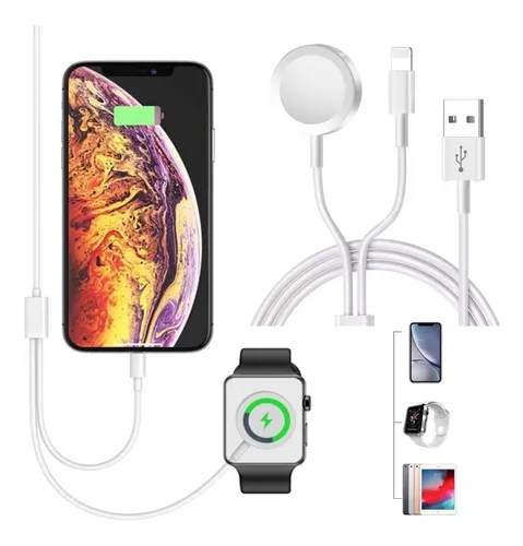 Cargador iphone y reloj new arrivals