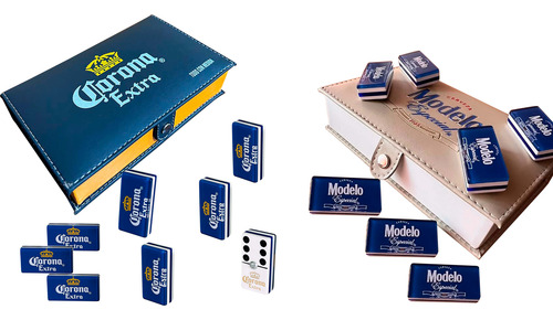 Domino Corona Extra Azul / Domino Modelo Especial Azul
