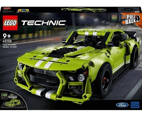 Set 544pzs Lego Technic Carro Ford Mustang Shelby Gt500 +9