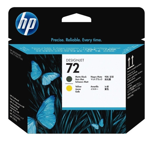 Cabezal Hp 72 Designjet Negro-amarillo C9384a