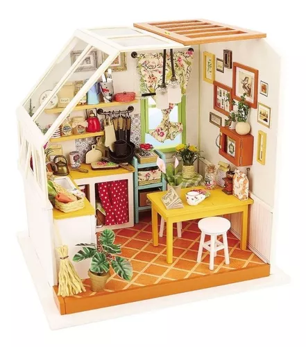 Mini LED música Fogão frigorífico Doll House mobiliário imaginar jogar  Cozinhar brinquedo - China Boneca e Casa preço