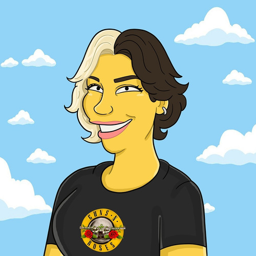Caricatura Rosto Estilo Simpsons - Personalizada