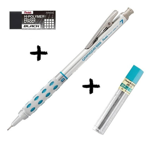 Imagen 1 de 7 de Portaminas/lapicero Pentel Graphgear 1000 0.7 Dibujo Tecnico