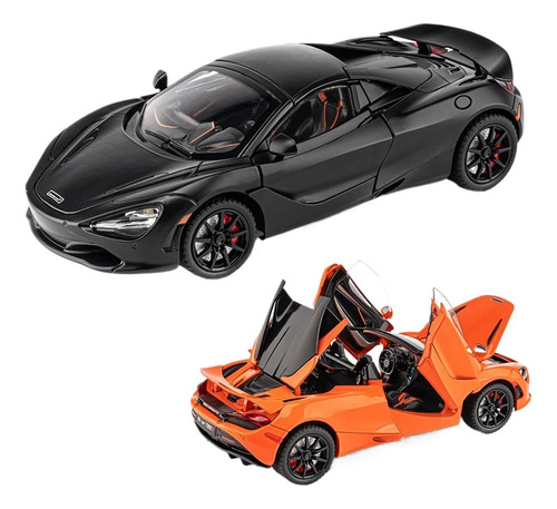 Mclaren 720s Roadster Miniatura Metal Coche Con Luz Y Sonido