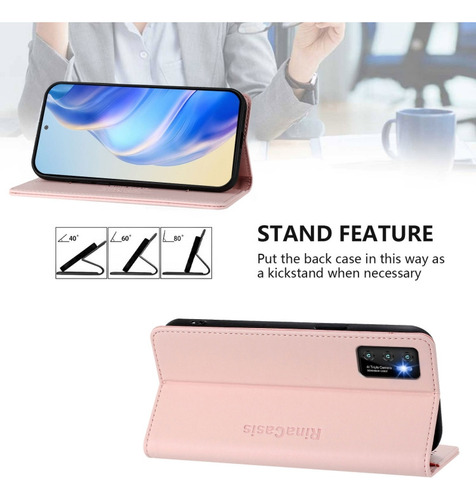 Funda Magnética De Cuero For Cubot A10/cubot Note 40/cubot