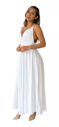 Vestido Blanco De Seda | MercadoLibre