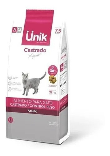 Unik Gato Castrado 7.5 Kg + Absorsol 4 Kg ! Zoocopet !