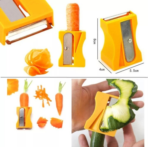 Imagem 5 de 8 de Triturador Alho,cebola + Espiralizador + Descascador #combo