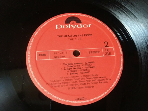 Lp The Cure - The Head On The Door (1985) Com Encarte (Usado)