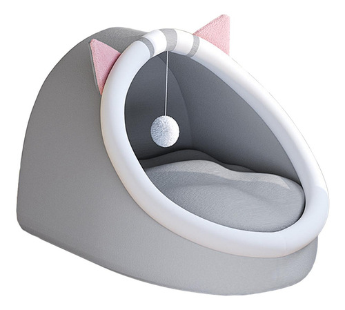 Cama Para Gato, Base Antideslizante, Portátil, Gris M