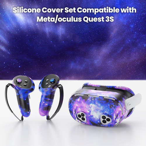Set De Fundas De Silicona Vr Compatibles Con Meta/oculus Que
