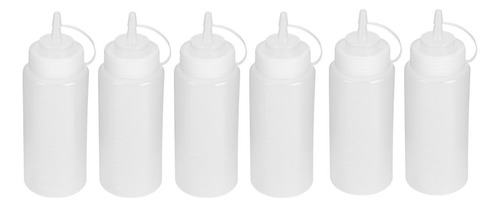 Botella Exprimible, 6 Unidades De 480 Ml De Aderezo Para Ens