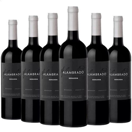 Vino Alambrado Bonarda Santa Julia 750ml Bebidas X6